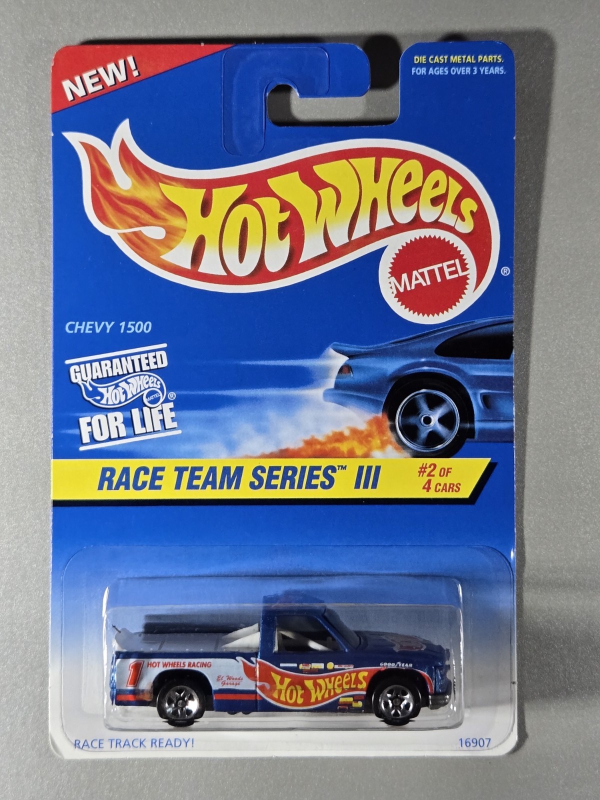 ​Hot Wheels 1997 Race Team Series III Complete Set of 4 Cars Vintage Sealed Blue