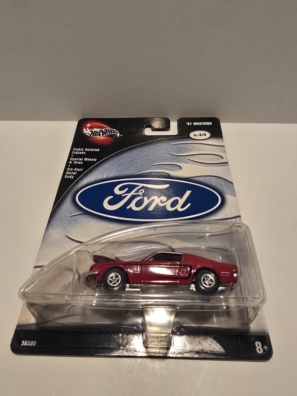 Hot Wheels Real Riders Ford series ’67 Mustang red
