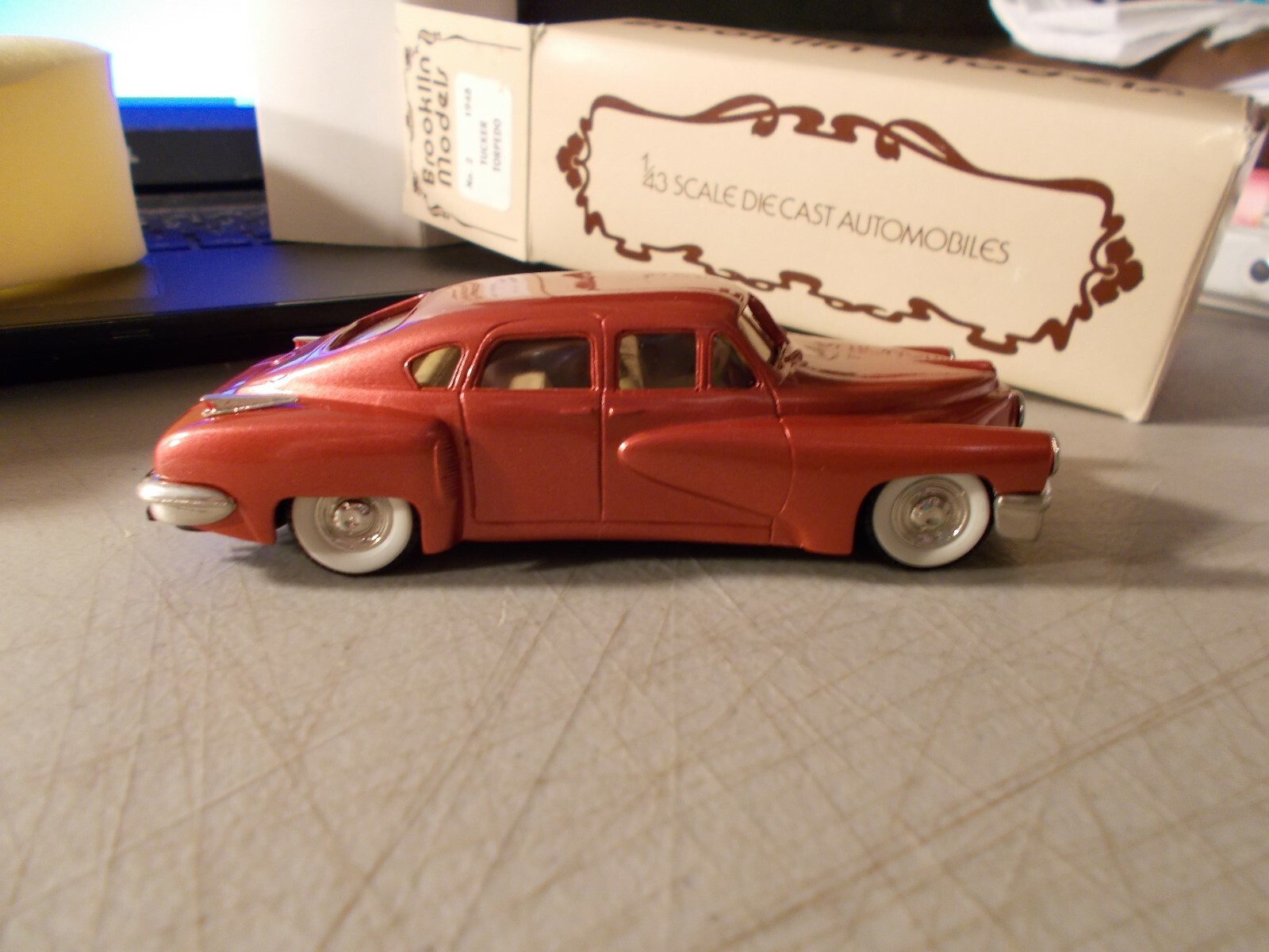 BROOKLIN MODELS 1:43 1948 TUCKER METALIC RED/WINE IN BOX LIMITED EDITION TOUGH