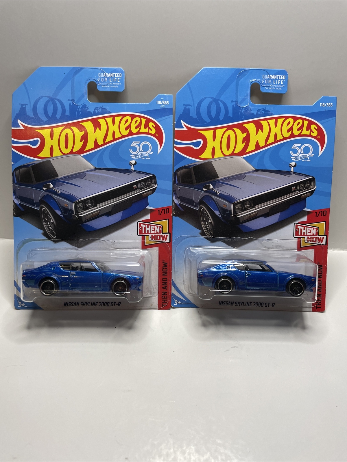 Hot Wheels Nissan Skyline 2000GT-R Then And Now Lot Of 2