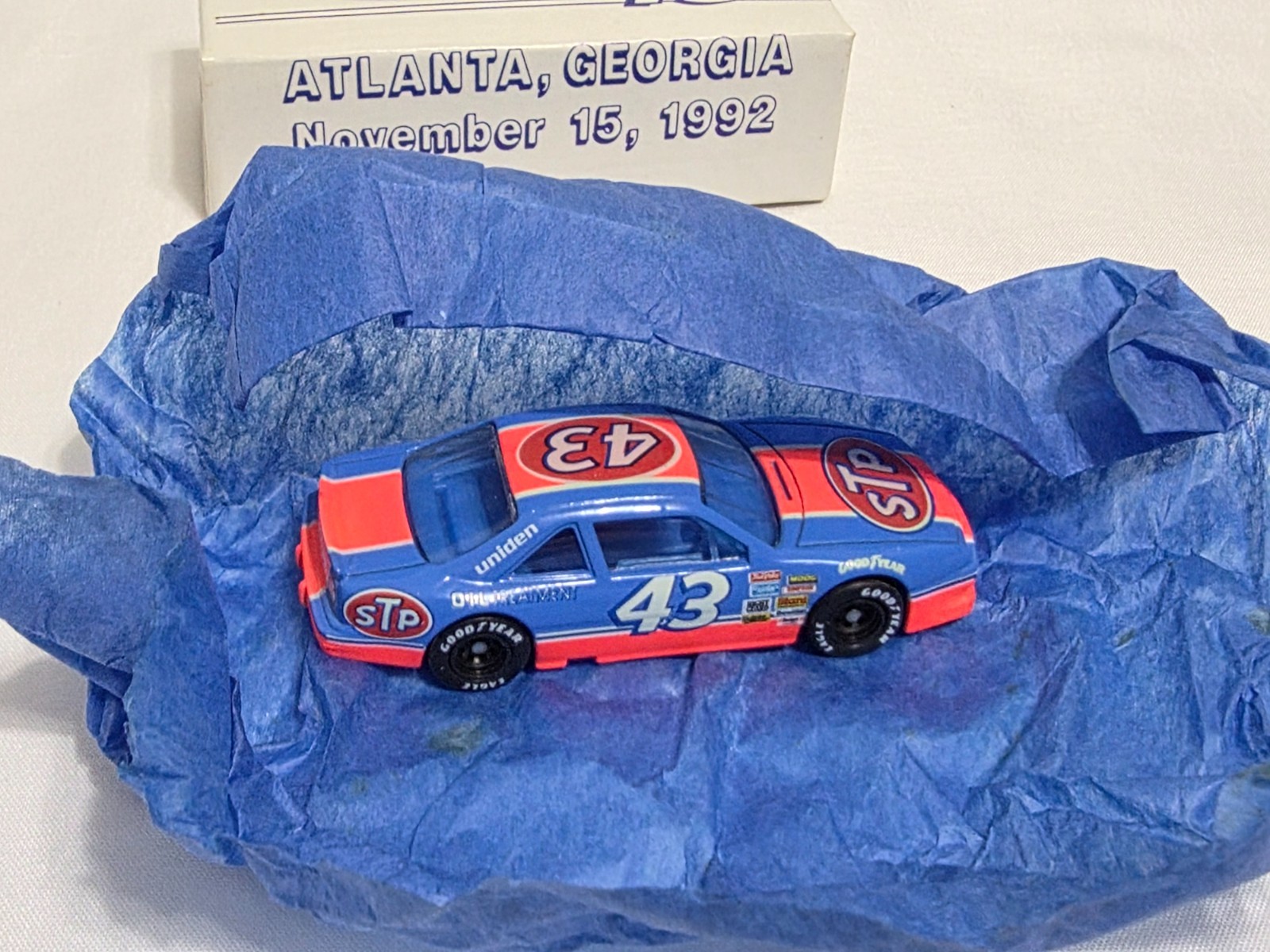 RICHARD PETTY #43 STP ATLANTA GEORGIA REVELL LAST RACE STOCK CAR 1:64 1992