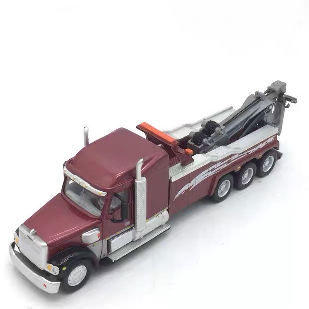 1:55 Freightliner Heavy Duty Tow Truck Diecast Plastic Model Static Display