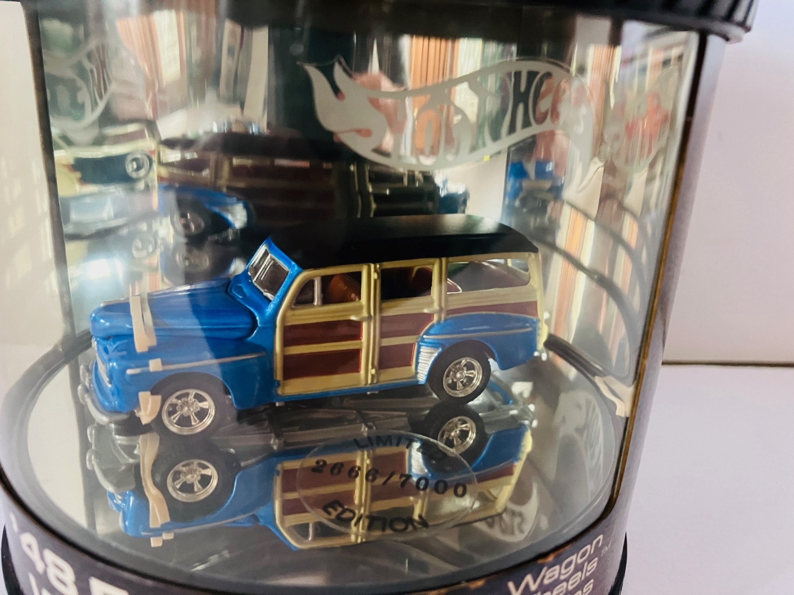 Hot Wheels Oil Can ’48 1948 Woody Wagon Wheels Series 2 of 4 1:64 Blue H2992