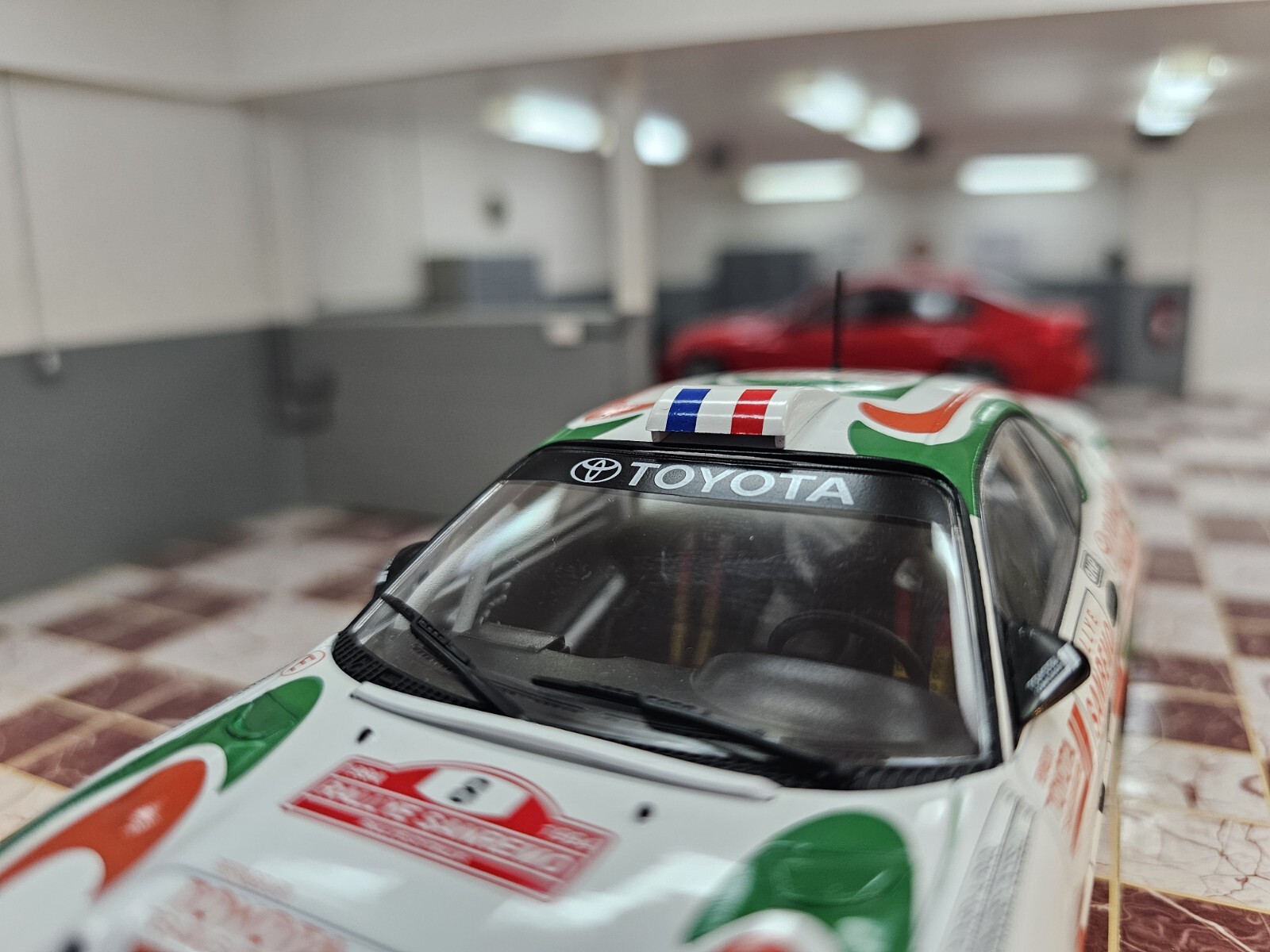 SPB 1/24 SCALE 1994 TOYOTA CELICA TURBO ST 185 AURIOL SANREMO DIECAST MODEL CAR
