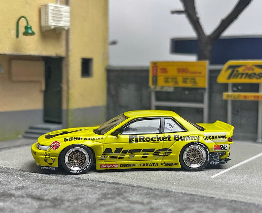 GB INNO 1:64 JDM Silvia S13 PANDEM V2 Racing Sport Model Diecast TOY