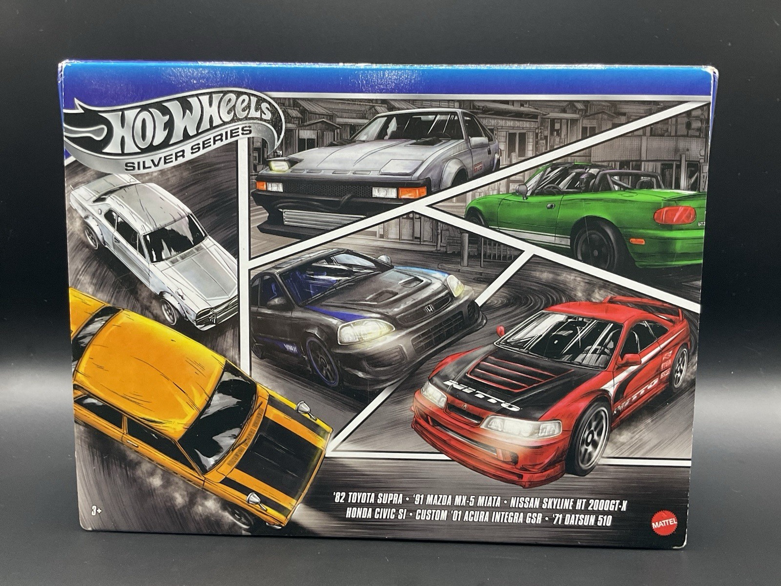 2025 Hot Wheels 6-Pack Box Set | Japanese Car Culture | Toyota | Honda | Nissan