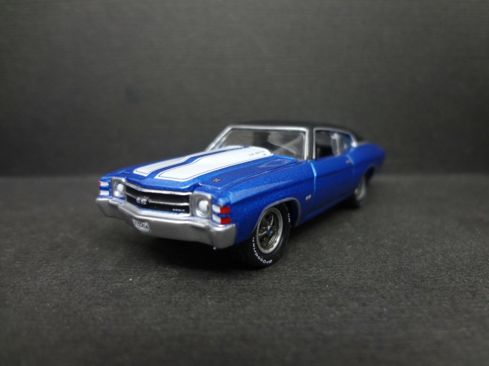 Johnny Lightning 1971 Chevy Chevelle SS 454 mulsanne blue – Loose New 1:64