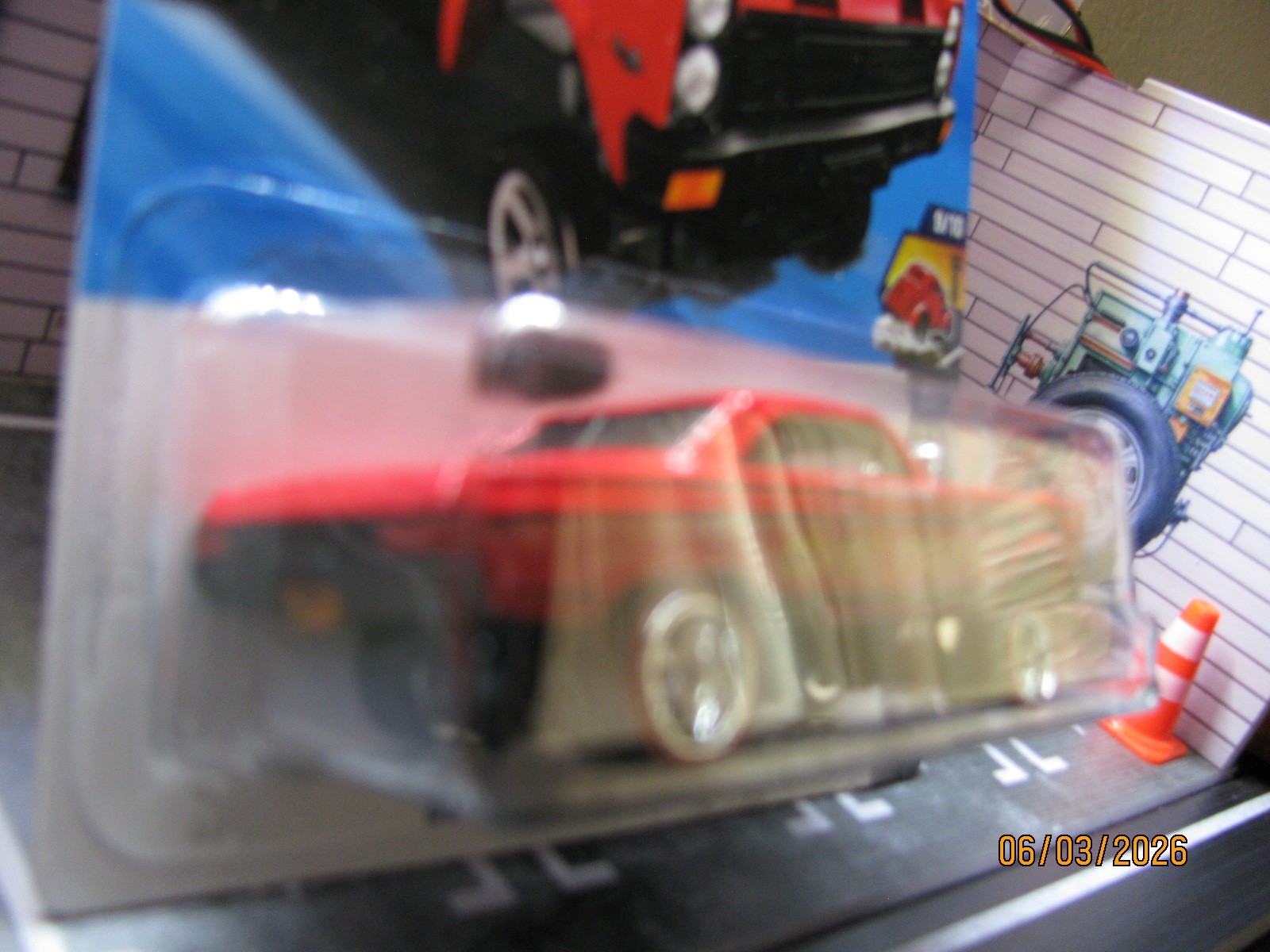 2026 Hot Wheels Red ‘65 Mercury Comet Cyclone, w/Real Riders Wheel Swap