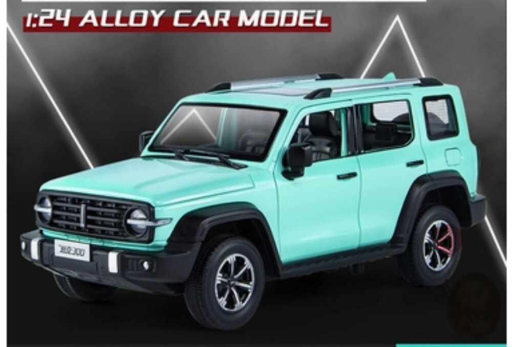 1/24 Tank 300 SUV City version Alloy Model Car Diecast Hobby Display Kids Gifts