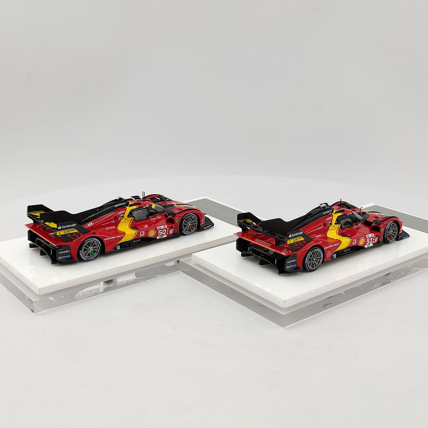 1: 64 Scale Ferrari STAR 499P Red # 50 # 51 Le Mans Racing Resin Car Model