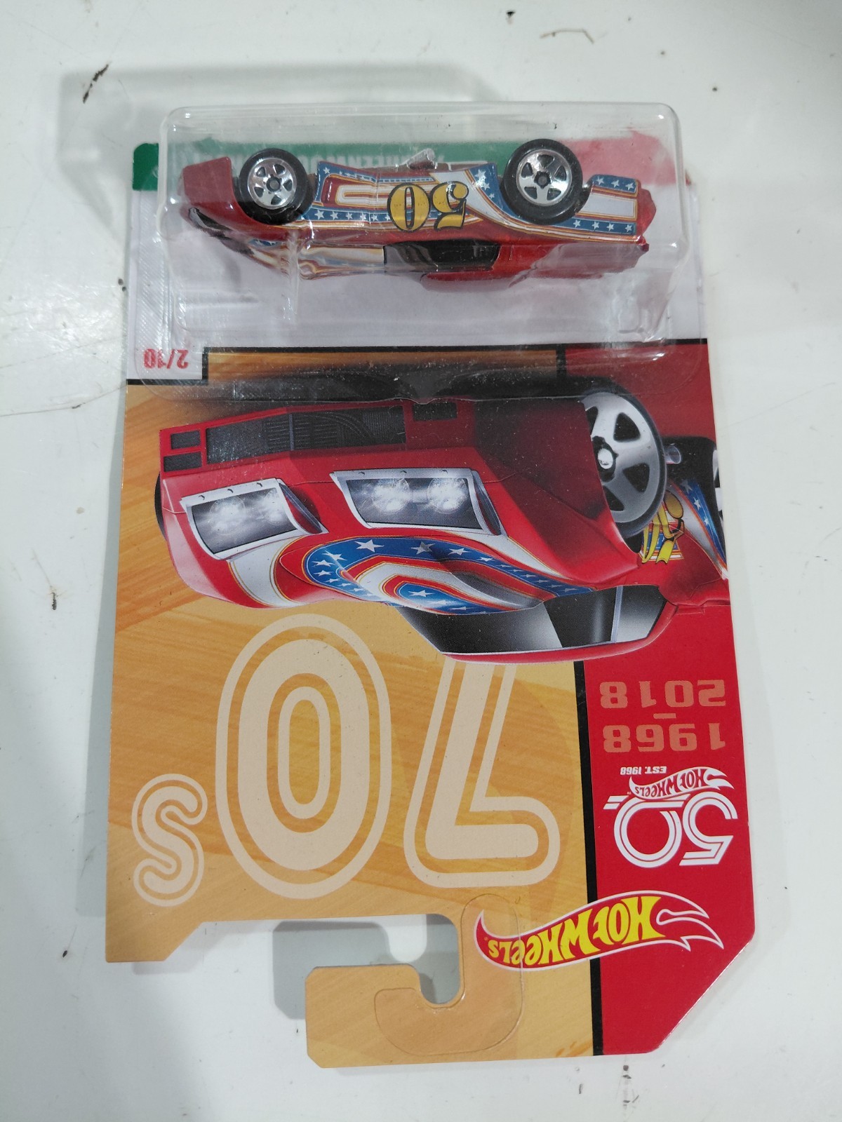 NIP Hot Wheels 50 Years 70’s 1:64 Die Cast 1976 Greenwood Chevrolet Corvette Car