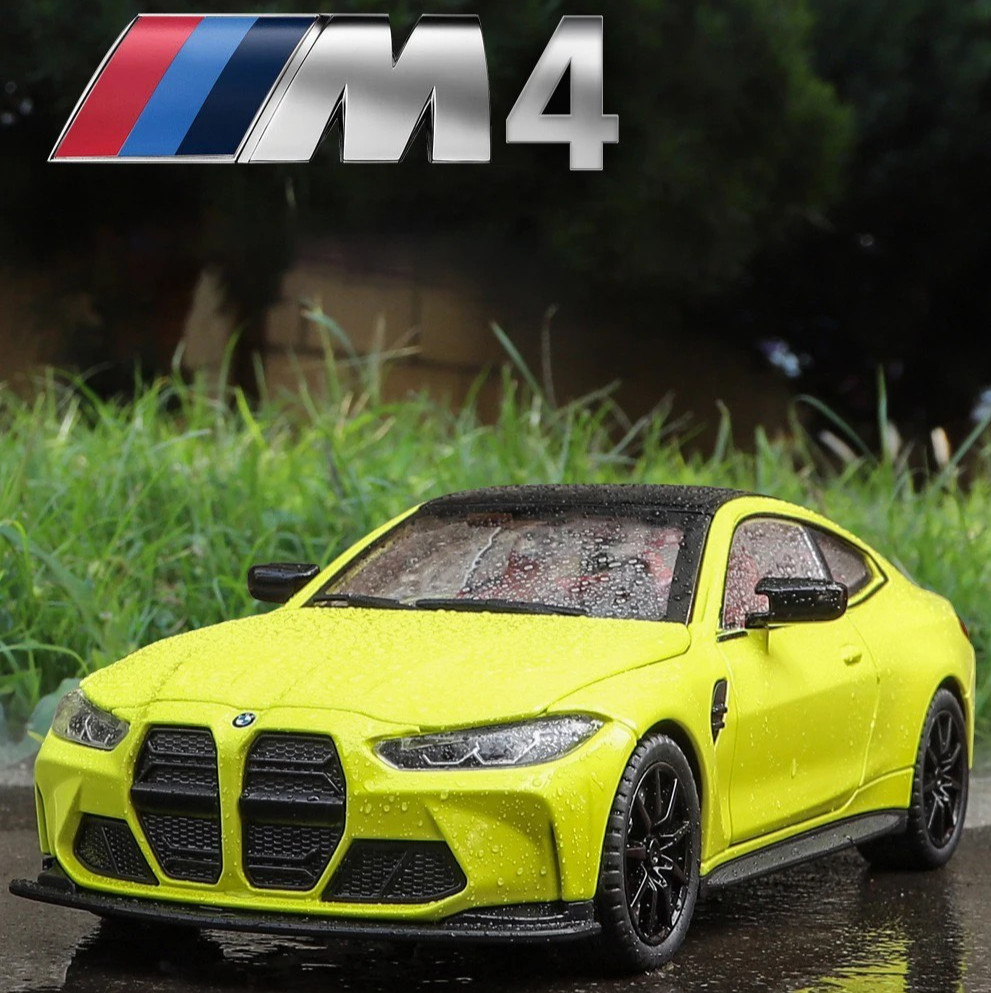 1:24 BMW M4 G82 Coupe Sports Car Diecast Metal Model Collectable Toy Gift NEW