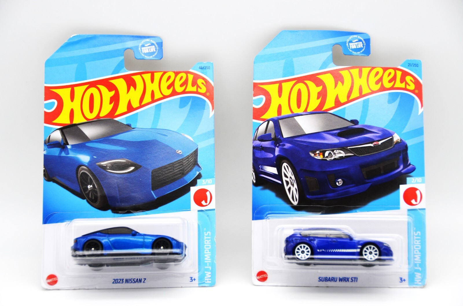 Hot Wheels 2023 Nissan Z And Subaru WRX STI HW J Imports Blue