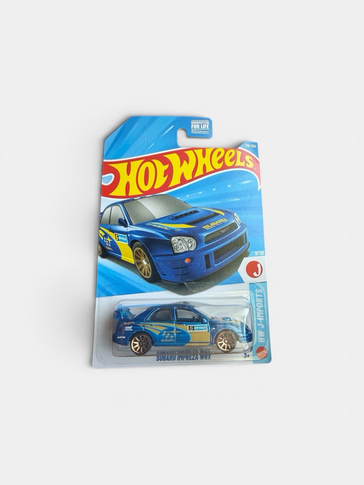 Hot Wheels Subaru Impreza WRX Blue 2026 K Case.