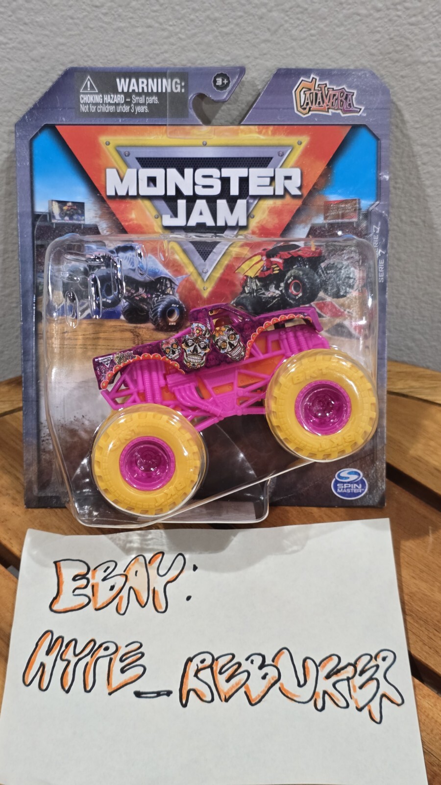 Monster Jam Truck Calavera 1/64 Scale Series 7 True Metal by Spin Master