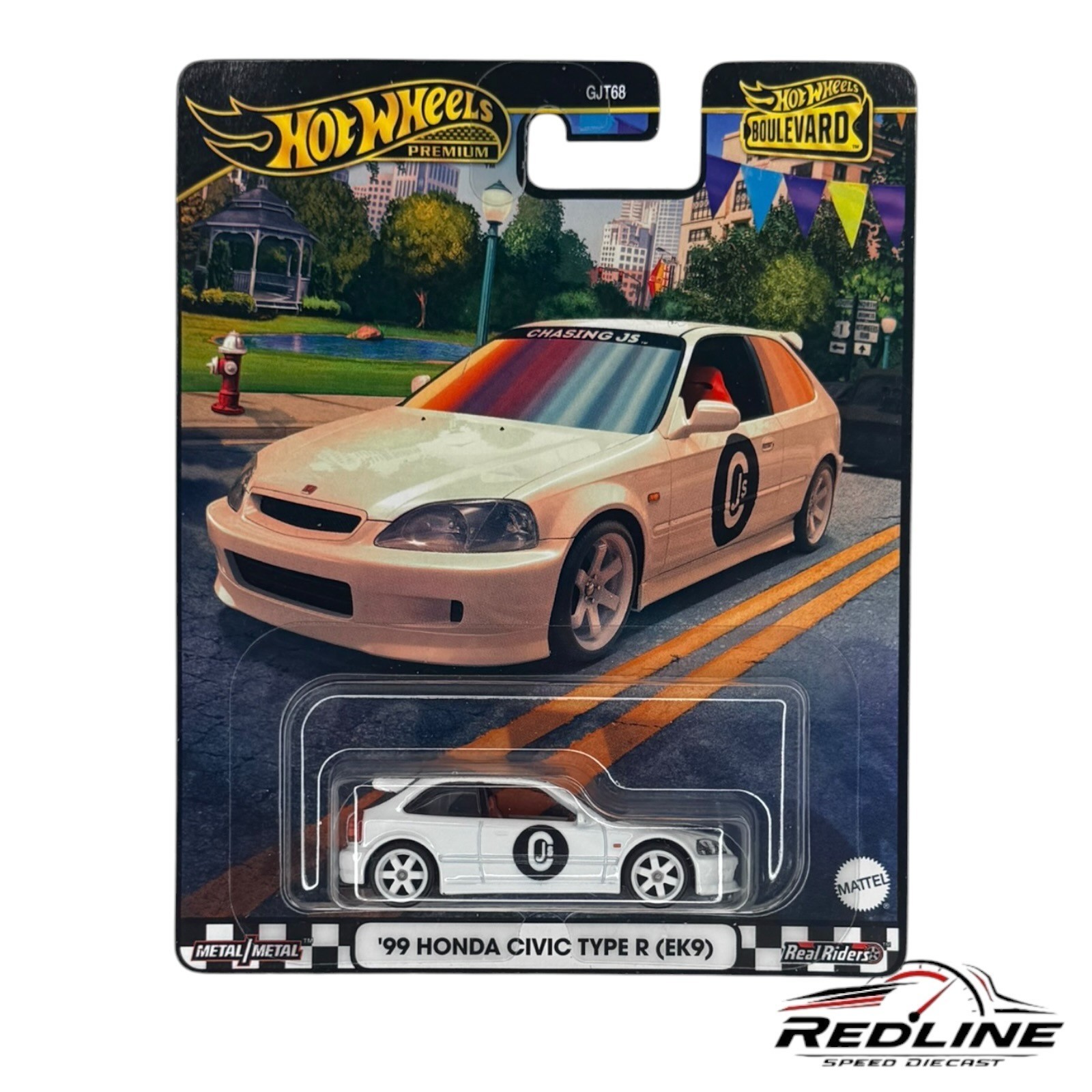 🎌Hot Wheels Boulevard ’99 Honda Civic Type R (EK9) White H17🎌