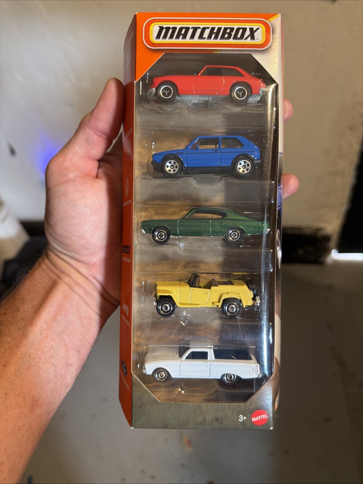 1961 Ford Ranchero 1948 Willys Jeepster 1966 Dodge Charger VW Golf 1971 MGB