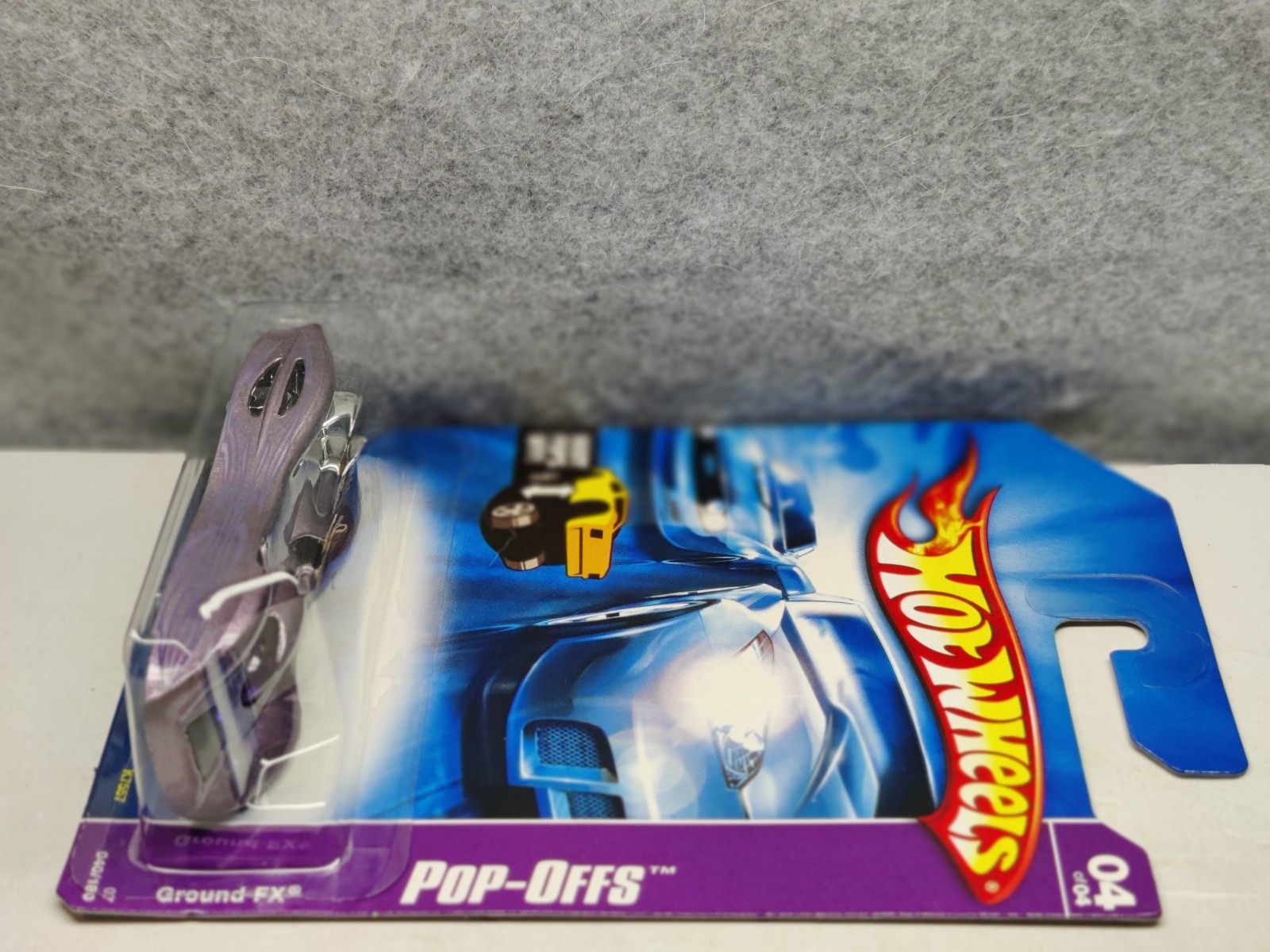 Hot Wheels 2007 Pop-Offs #4/4 Purple “GROUND FX” #040/180 -Mint Card!