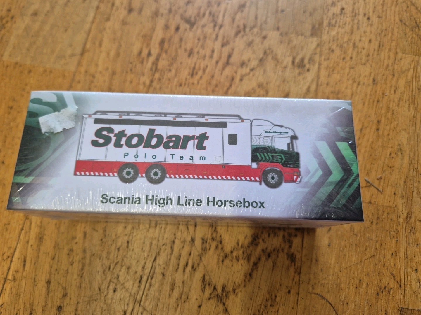 Atlas Editions Eddie Stobart Scania High Line Horse Box Stobart Polo Team 1:76