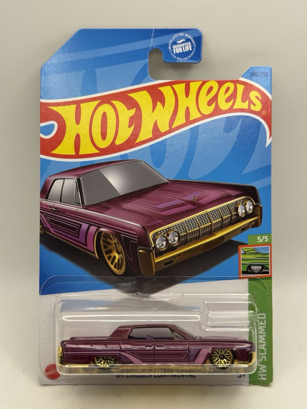 Hot Wheels HW Slammed ’64 Lincoln Continental – 1:64 Diecast Car
