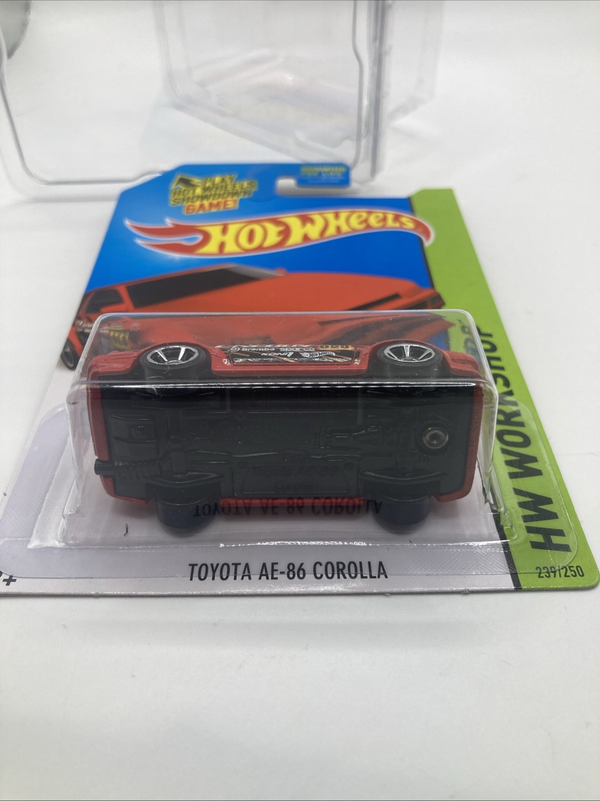 2015 Hot Wheels HW Workshop Toyota AE-86 Corolla Red Chrome Mc5 Variation Rare