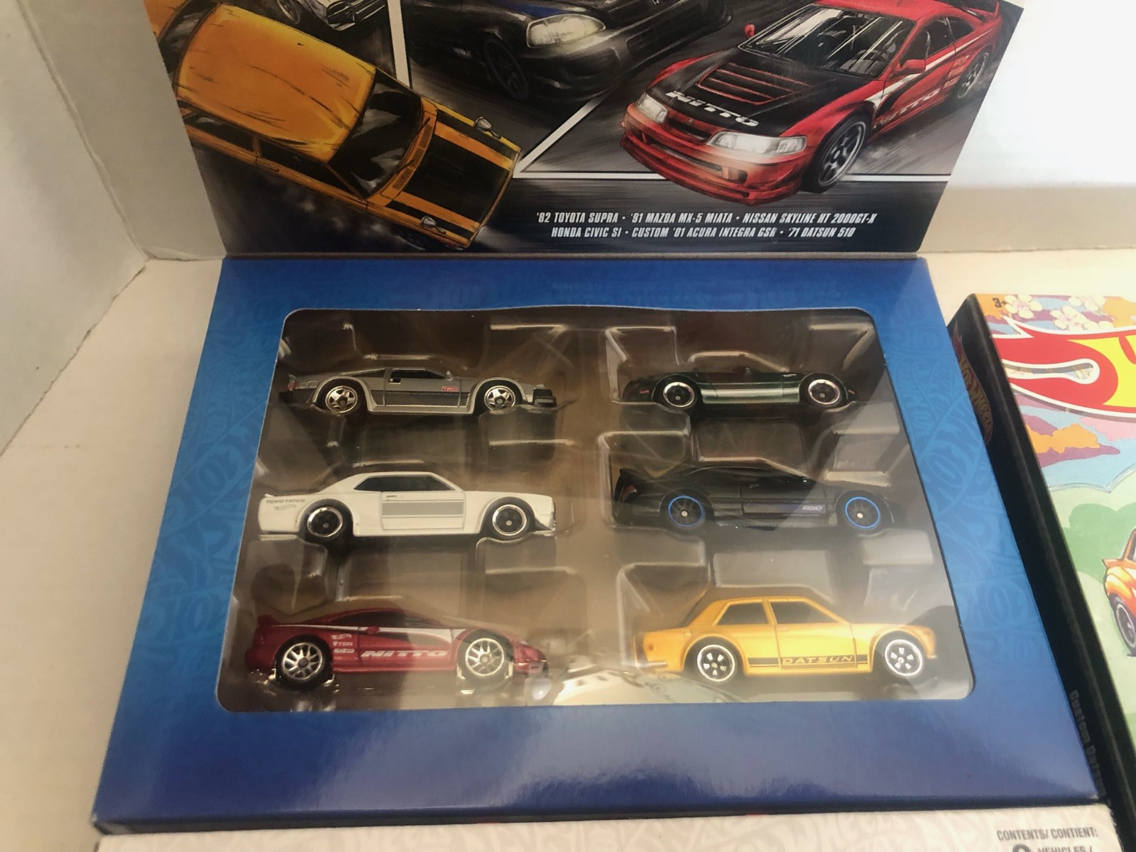 Hot Wheels Zamac Box Set Lot of 4 Sets Trucks JDM Mazda Nissan Honda Chevy