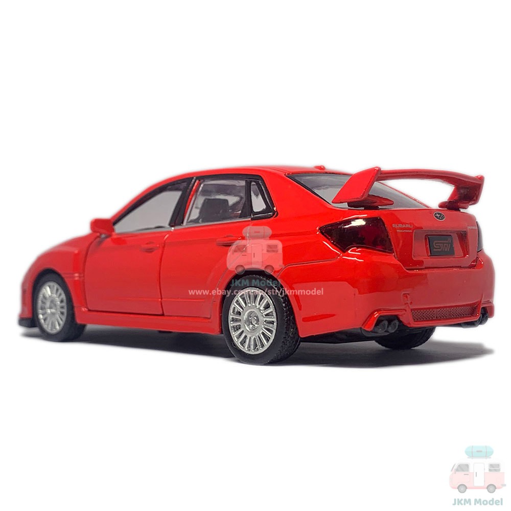 1:36 Subaru WRX STI Hot Hatch Model Car Alloy Diecast Toy Vehicle Kids Gift Red