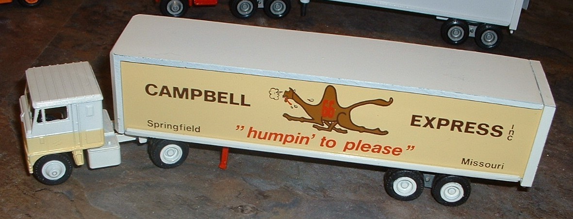 Campbell Express ’73 Springfield, MO Winross Truck