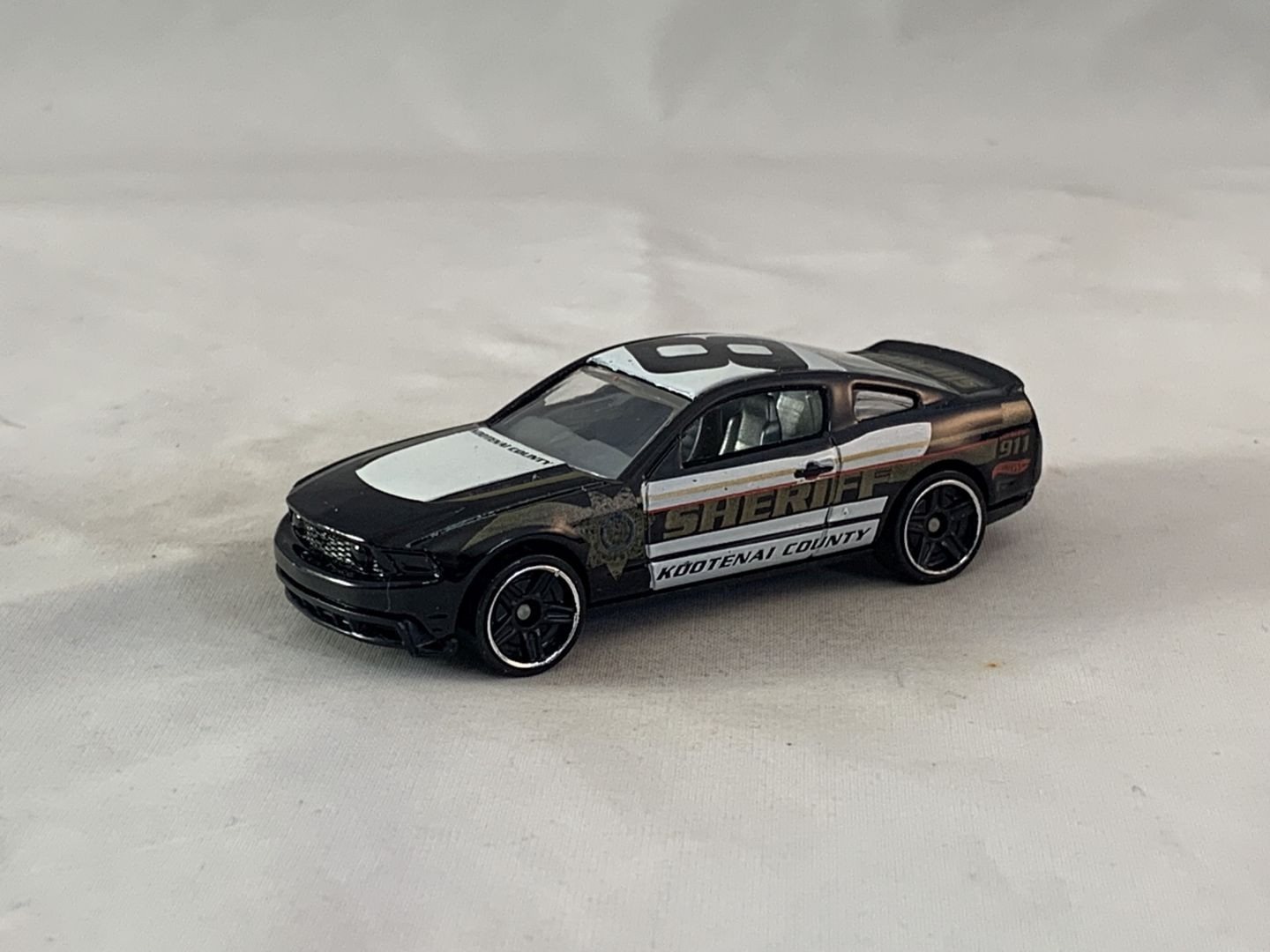 Hot Wheels 2010 Ford Mustang GT 2012 Main Street Police Dept Black PR5s