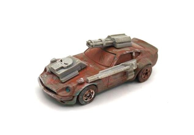 Custom Mad Max Zombie War Wasteland Road Warrior Truck 1/64 Hot Wheels Vehicle