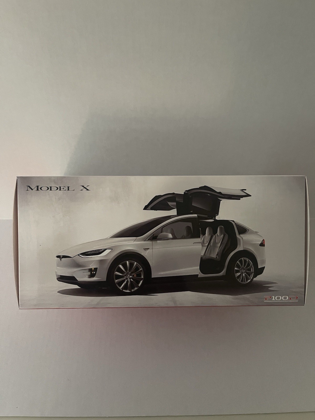 Tesla Model X P100D Official Genuine 1:18 Scale Diecast Car Collectible White