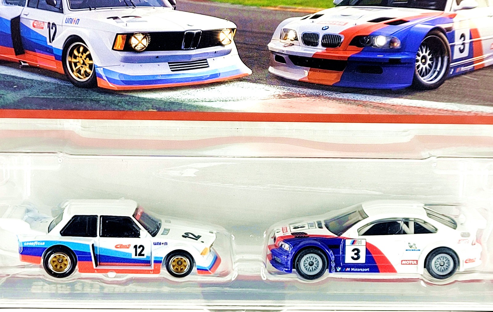 Hot Wheels Car Culture 2 Pack Target 2001 BMW M3 GTR & BMW 320 Group 5 ⬜🟦🟥