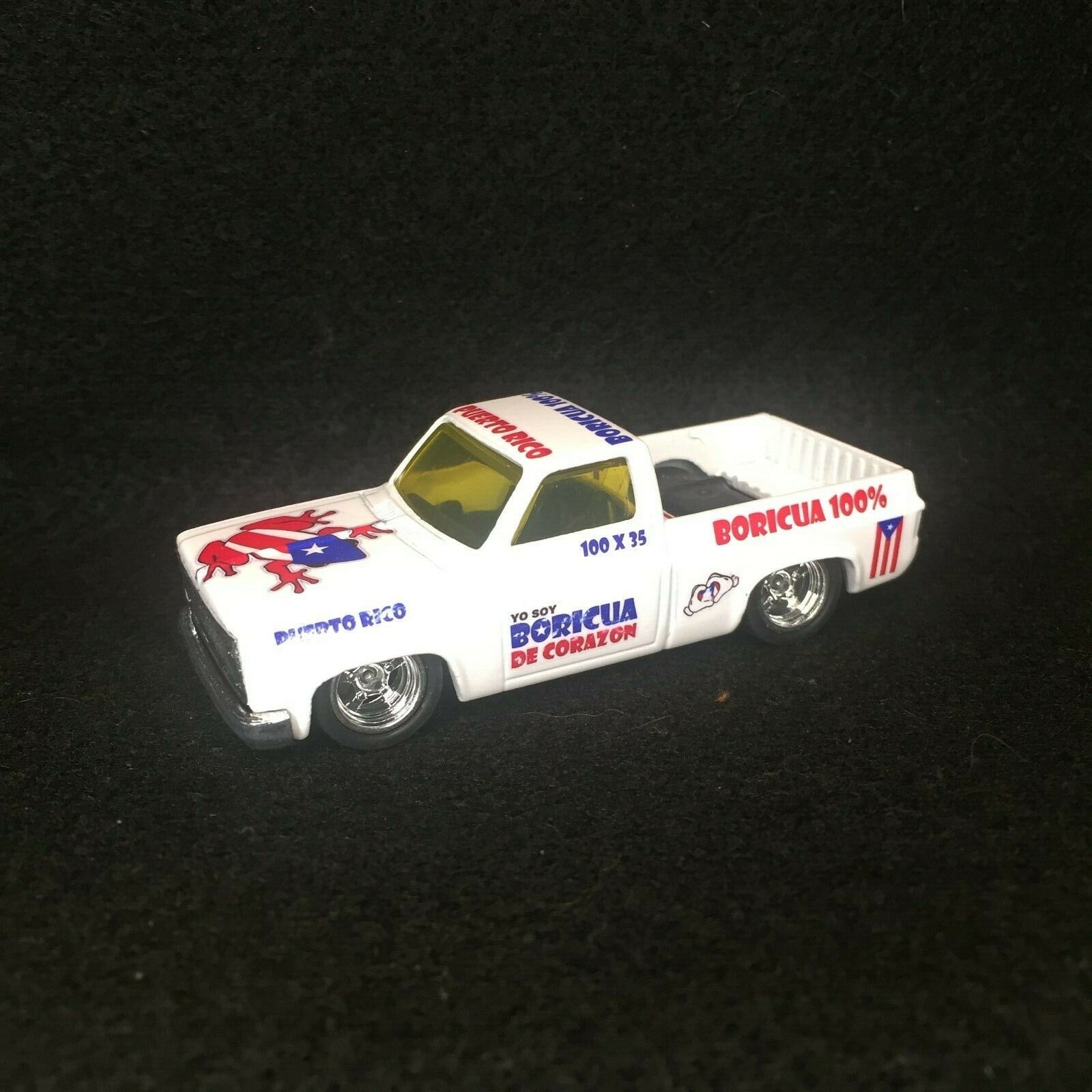 Clear 1:64 Waterslide Decal Hot for Wheels JDM VW Silverado Puerto Rico Boricua
