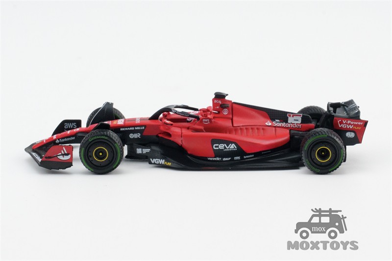 BBR 1:64 SF23 #16#55 C. Leclerc 2023 Monaco GP Diecast Model Car
