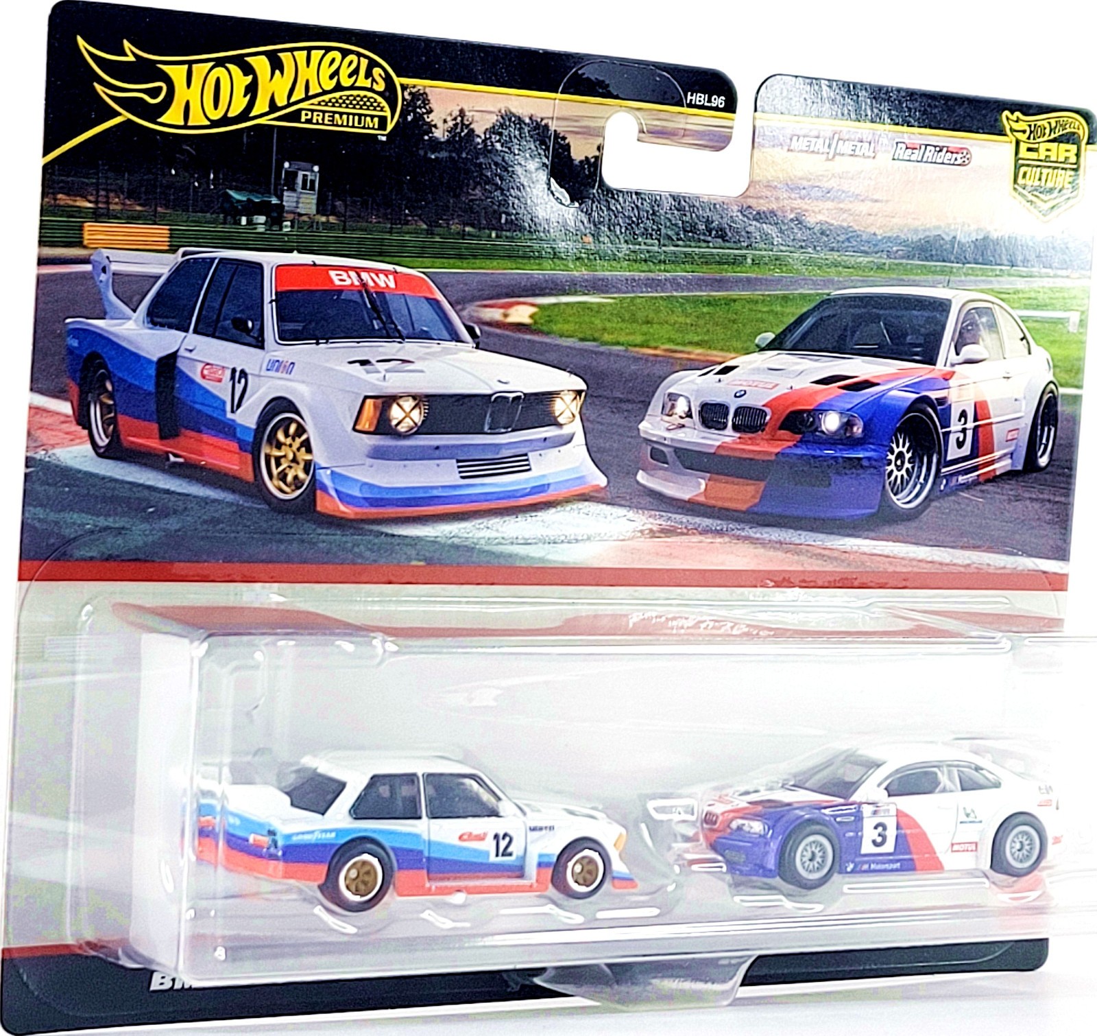 Hot Wheels Car Culture 2 Pack Target 2001 BMW M3 GTR & BMW 320 Group 5 ⬜🟦🟥
