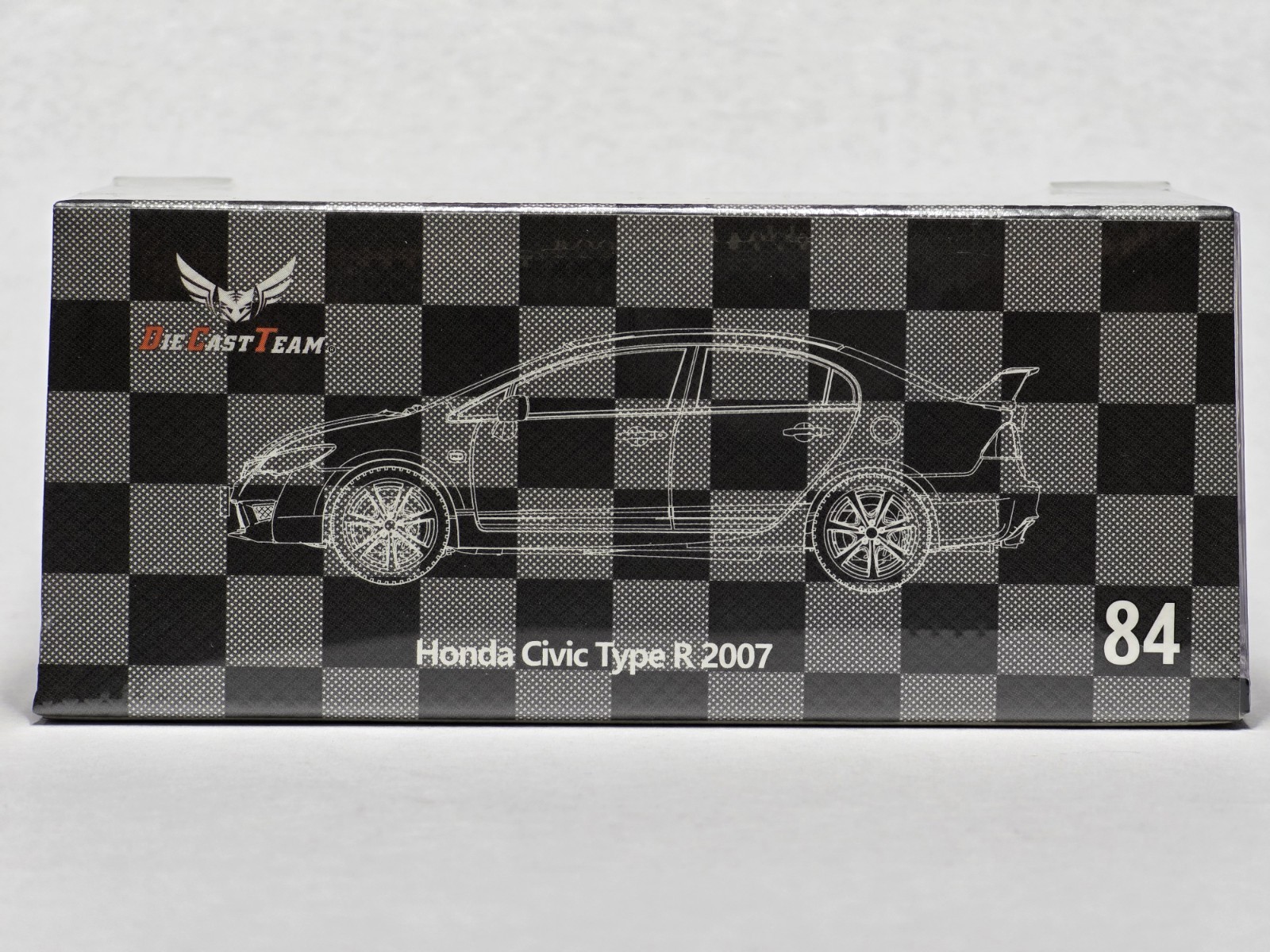 1:64 DCT Honda Civic Type R (FD2) Red 2007 Sedan LL-021-84 Diecast Model Car
