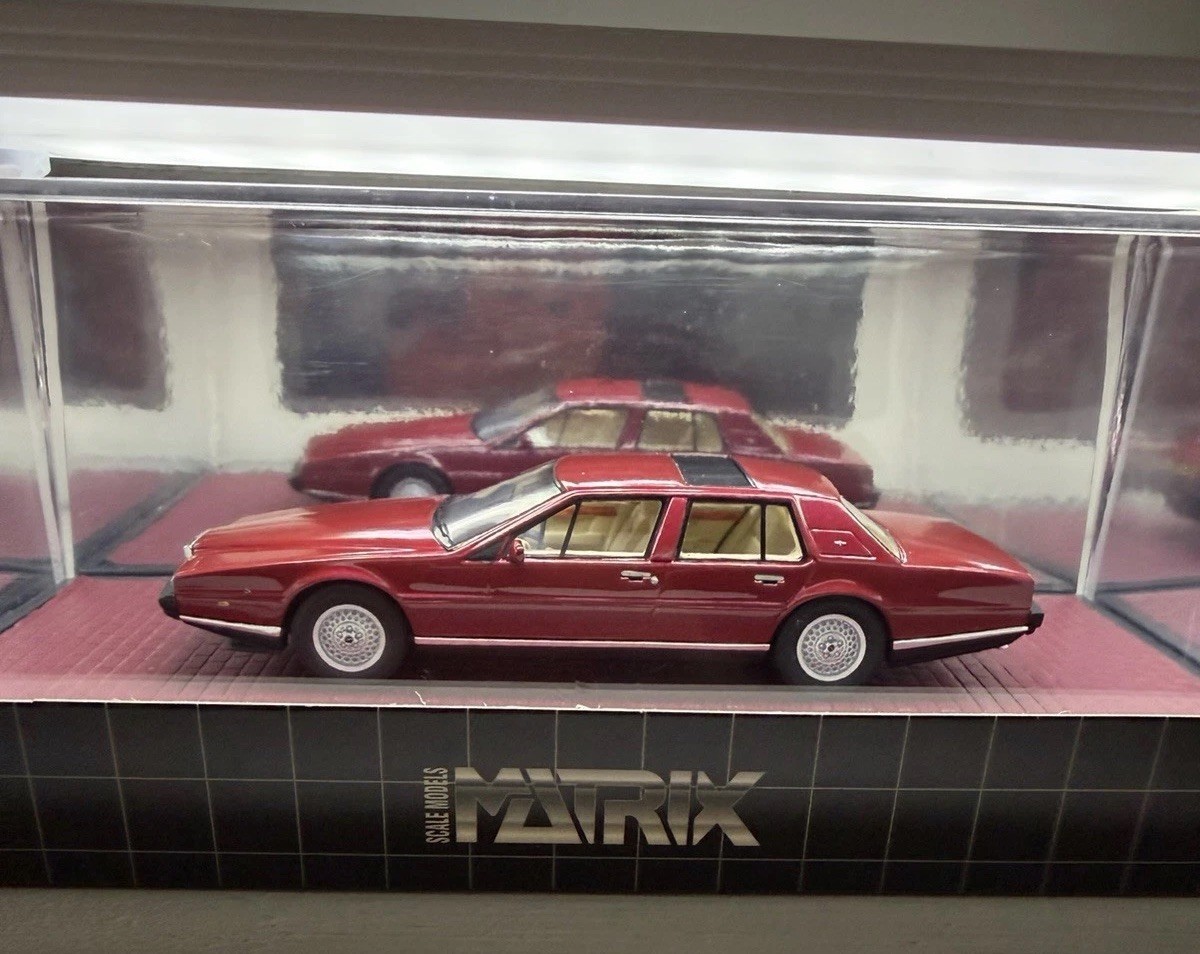 Matrix 1:43 Aston Martin Lagonda Series I (1974–75) Deep Metallic Red