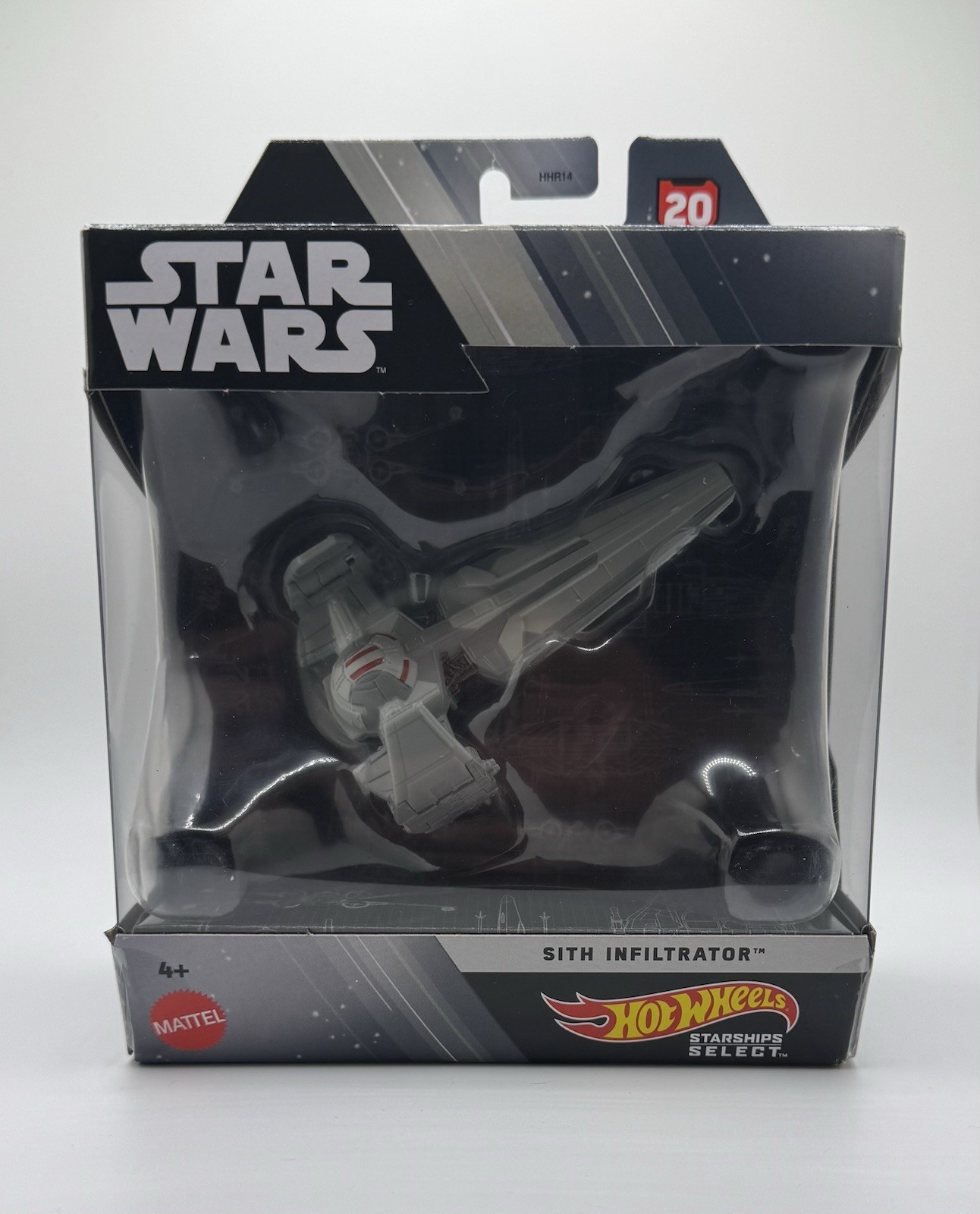 Sith Infiltrator Hot Wheels 2022 Star Wars Starships Select #20 1:64 Sealed New