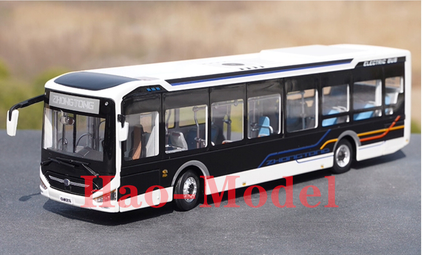 1:42 Zhongtong LCK6126EVGRA1 Bus Model Alloy Diecast Hobby Toys Collection White