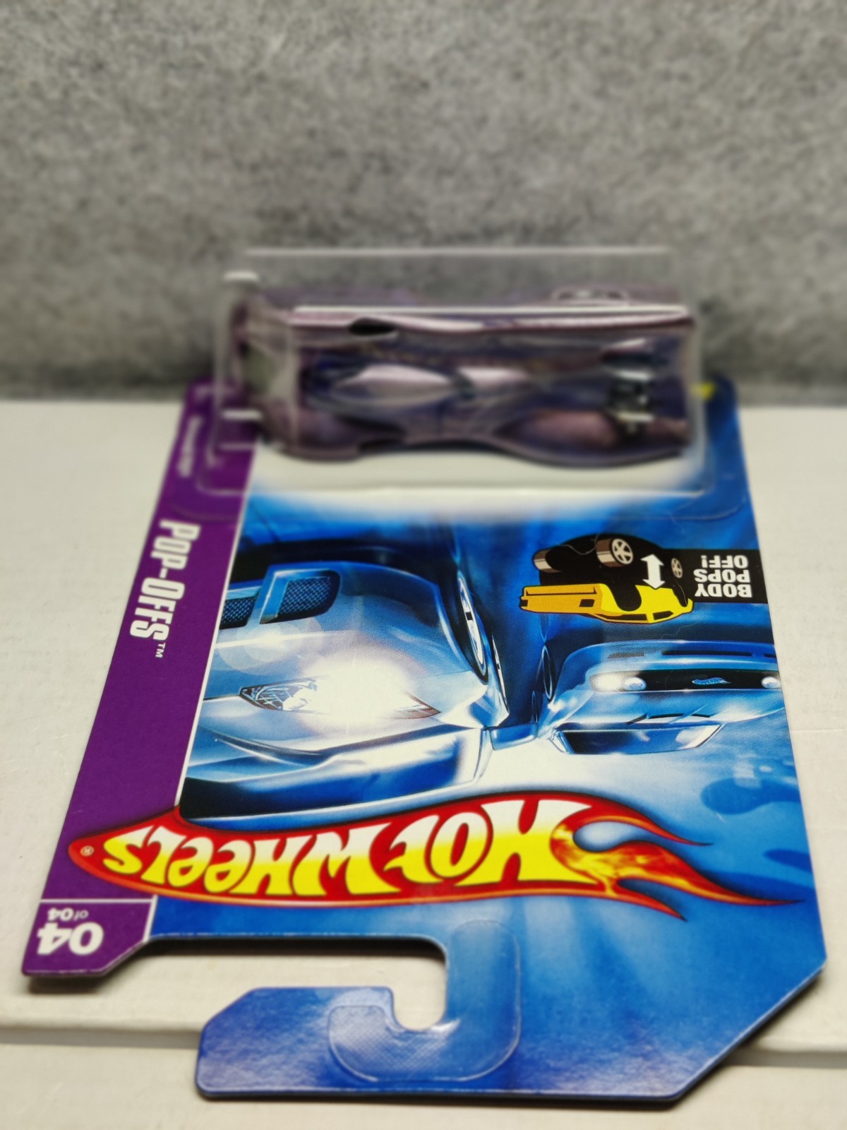 Hot Wheels 2007 Pop-Offs #4/4 Purple “GROUND FX” #040/180 -Mint Card!