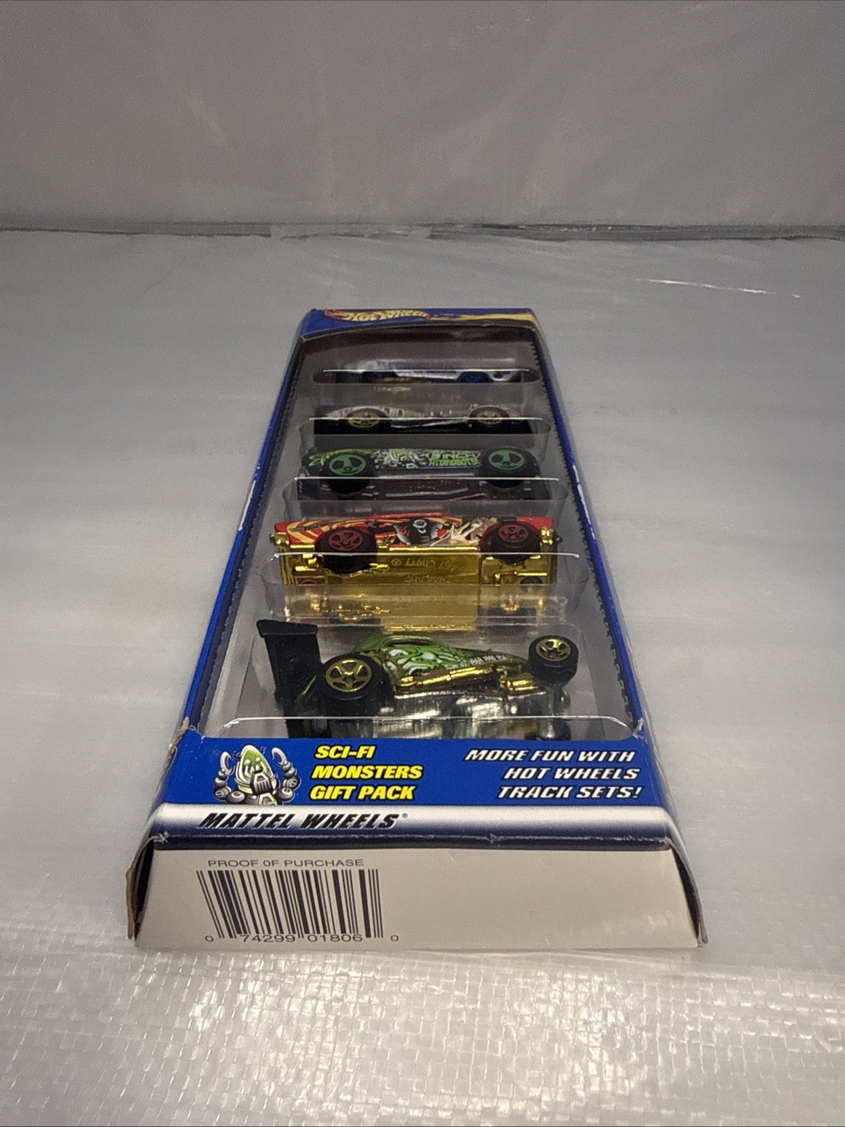 2000 HOT WHEELS SCI-FI MONSTERS GIFT PACK 5 CAR SET NEW UNOPENED PACKAGE 54423