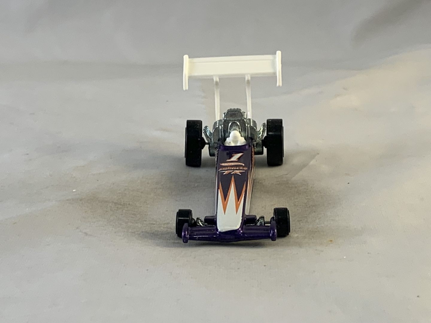 Hot Wheels Dragster 2001 Mainline #164 Purple 5SPs Micro 5SPs