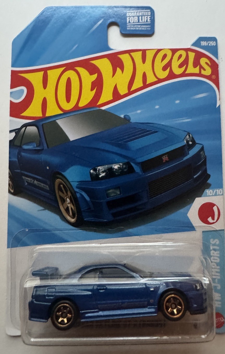 2026 Hot Wheels HW J-IMPORTS 10/10 Nissan Skyline GT-R (BNR34) 199/250