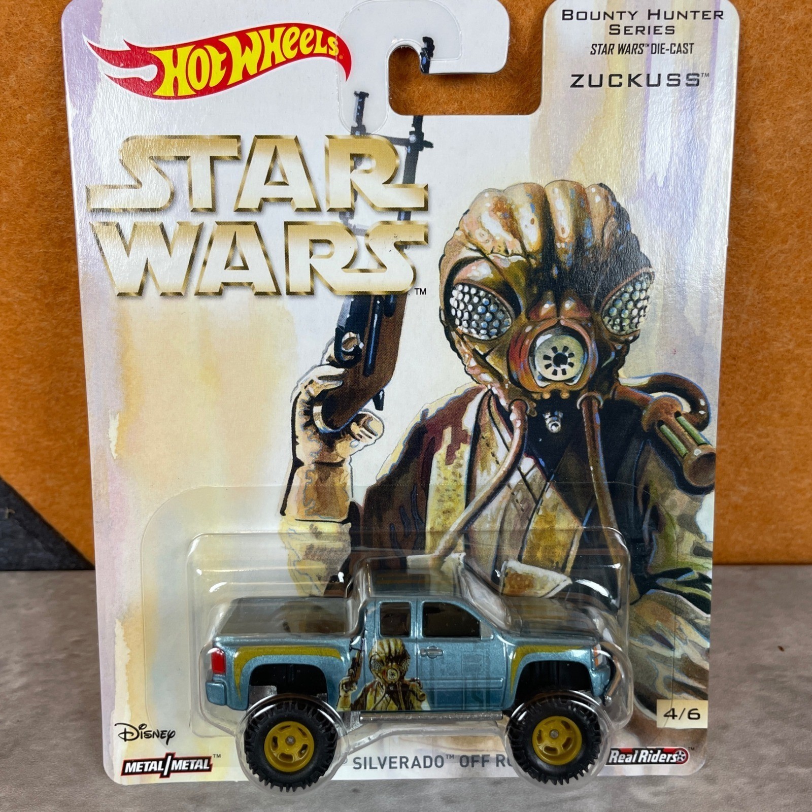 Hot Wheels Star Wars Bounty Hunter Series Complete Set of 6 Real Riders Diecast