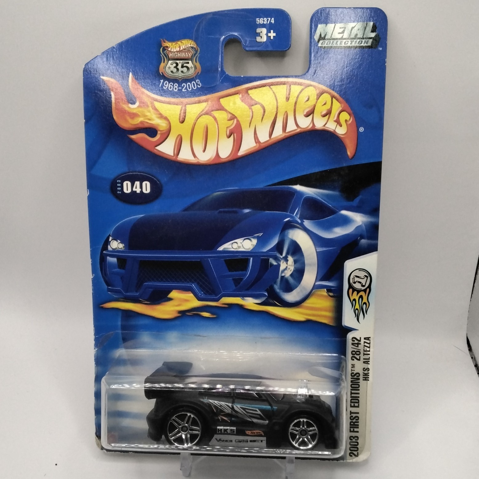 Hot Wheels Toyota HKS Altezza 2003 First Editions 1:64 Black Unopened
