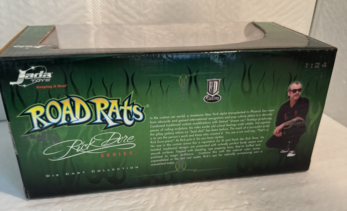 JADA Road Rats 40’PONTIAC 1:24 Metallic Green Rick Dore Series 1940 boumi shrine