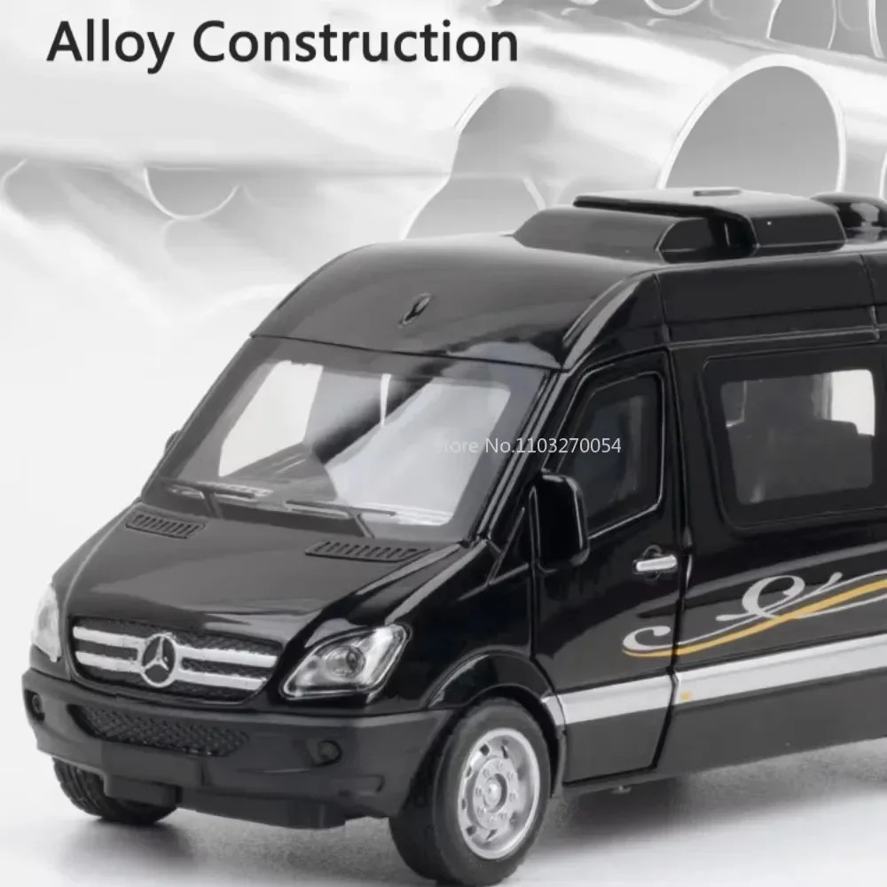 1:32 Sprinter Coaster Alloy Diecast Toys Cars Models Vehicles Pull Back with Sou