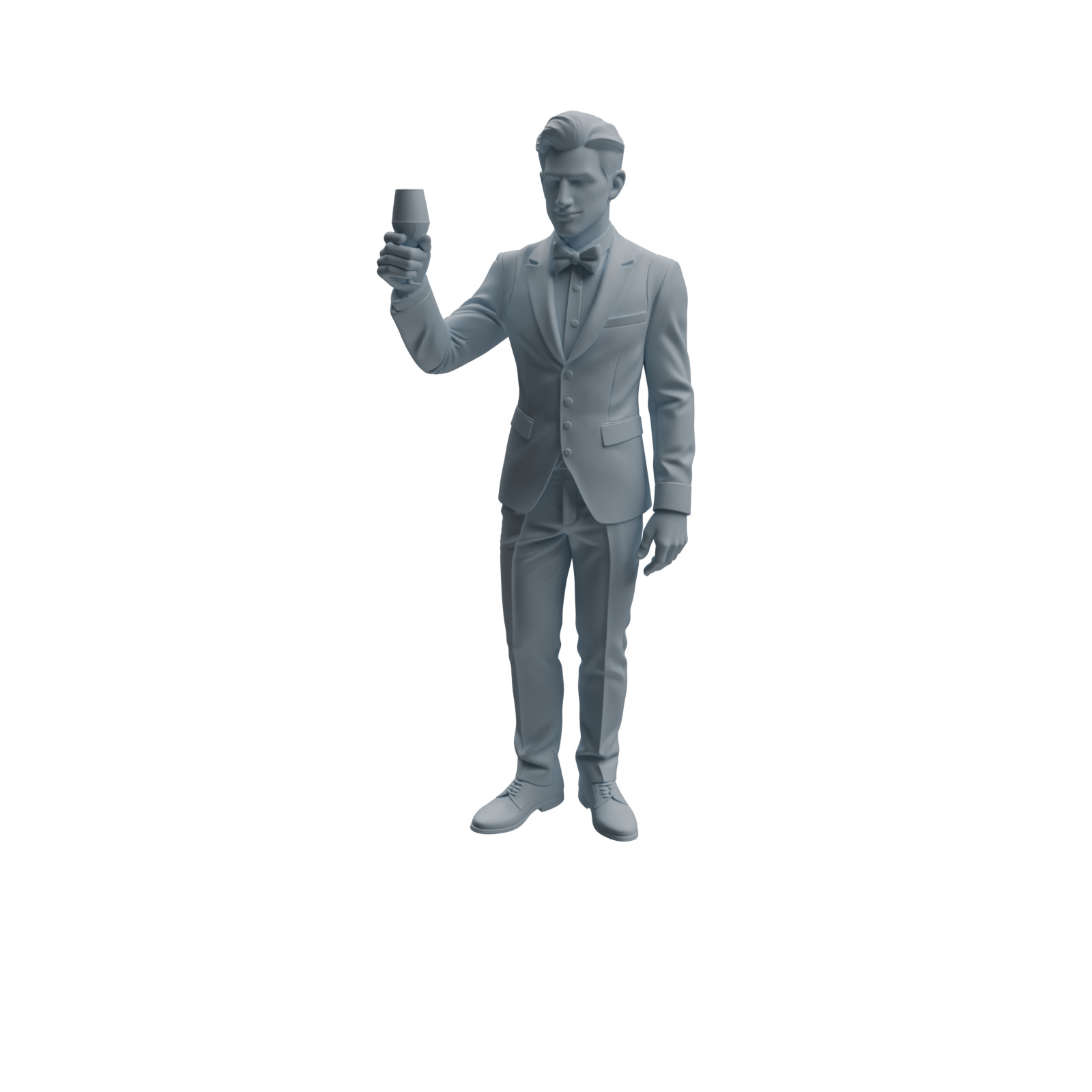 MRY-SFW 1/64/87 Bar Bartender Man Character Modern HO N Scale Miniatures Diorama