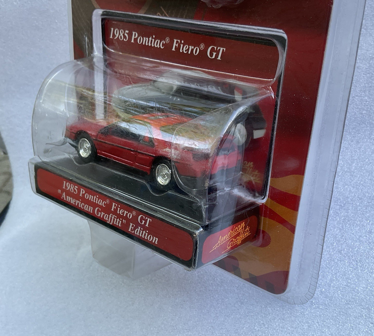 Motor Max American Graffiti 1985 PONTIAC FIERO GT Red MOC