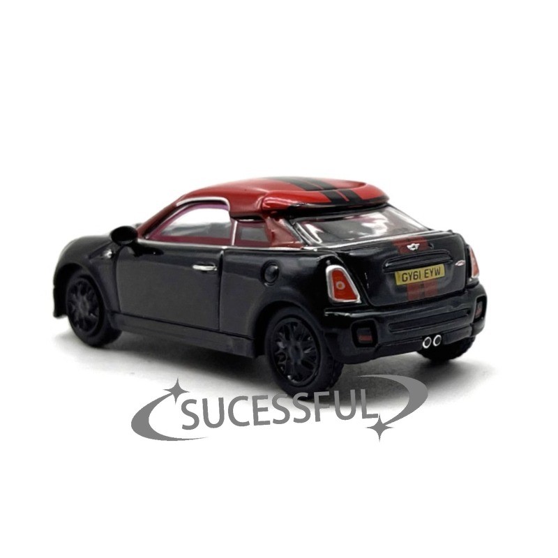 1:76 Red Mini Cooper Coupe Metal Diecast Sport Car Model Brand New